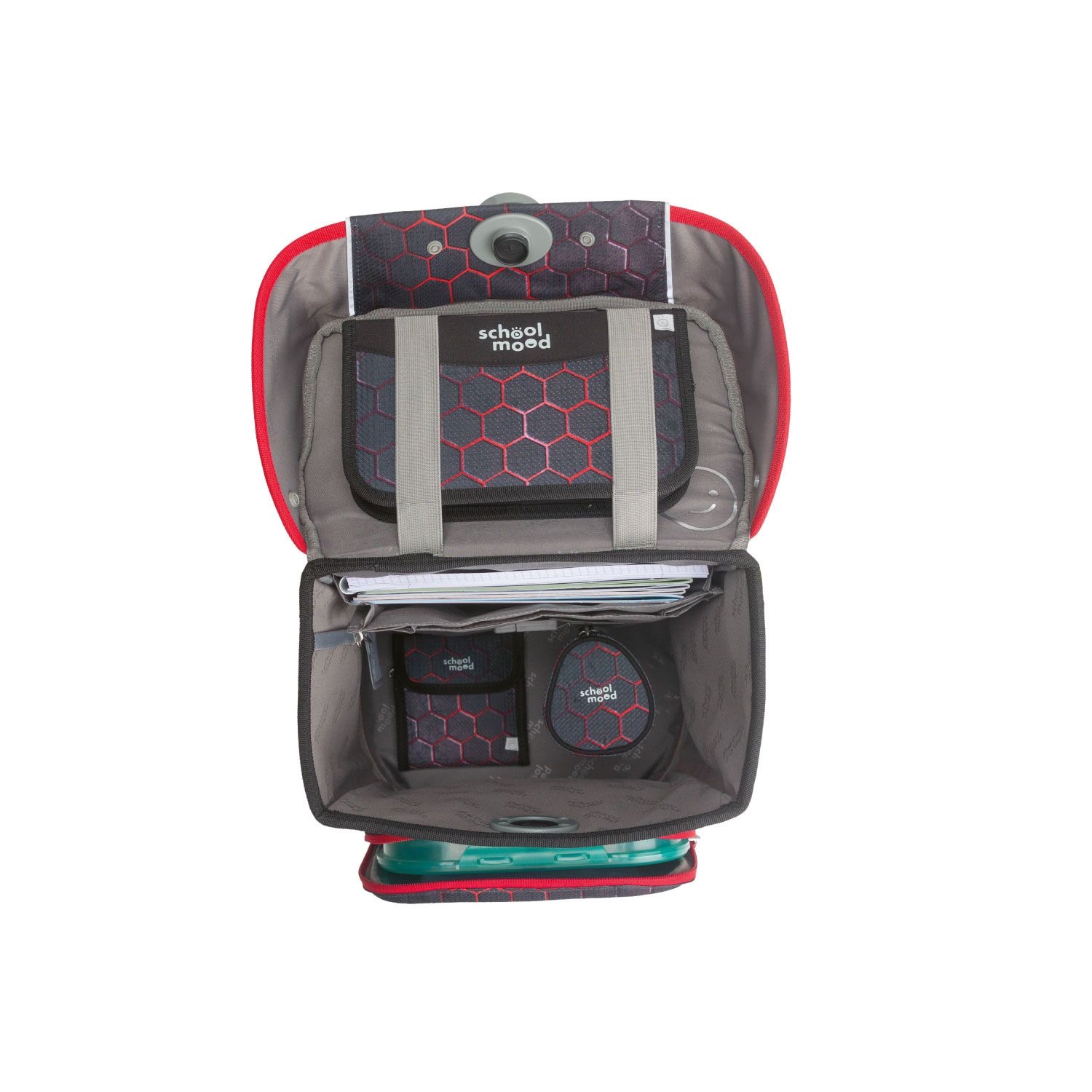 School-Mood Champion Maxx Pro 7-tlg. Schulranzenset Mika (Drache)