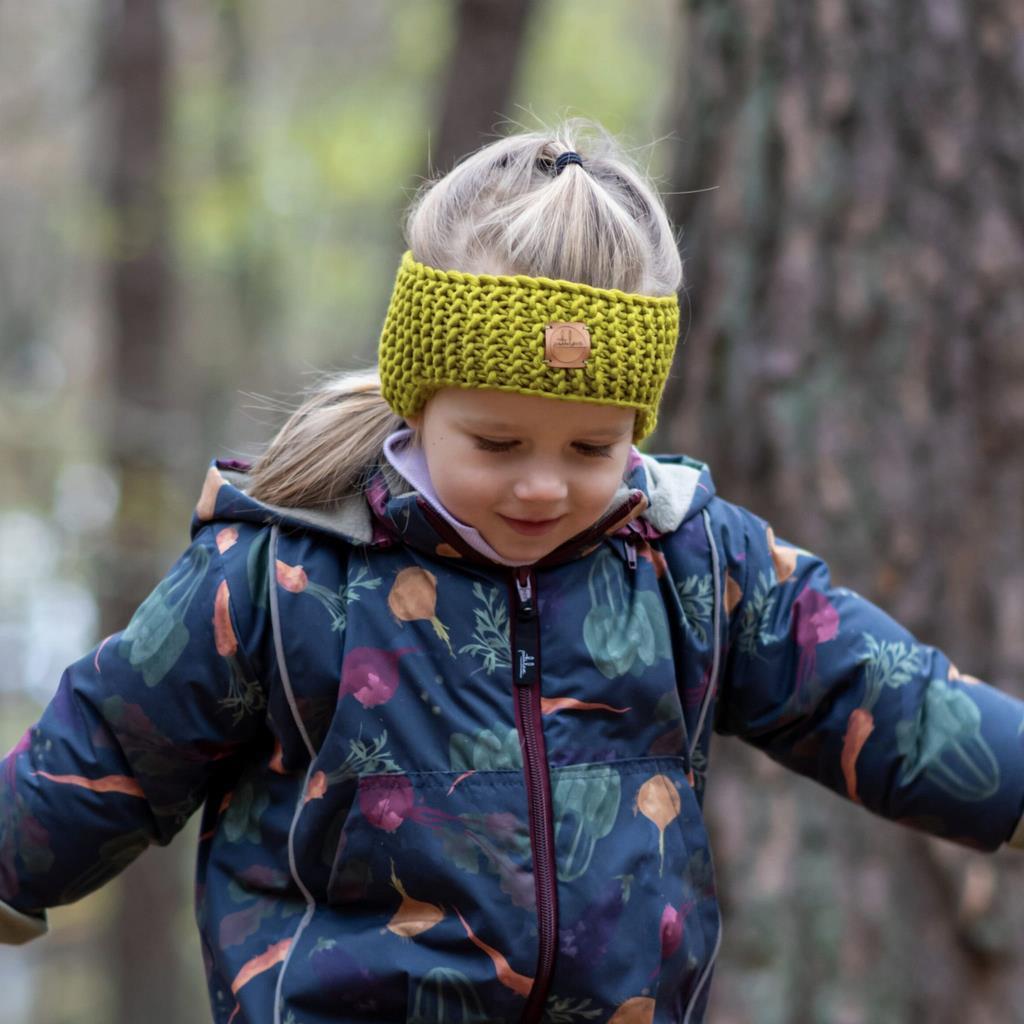 Patulove Merino Ohrenwärmer Gr. M grün