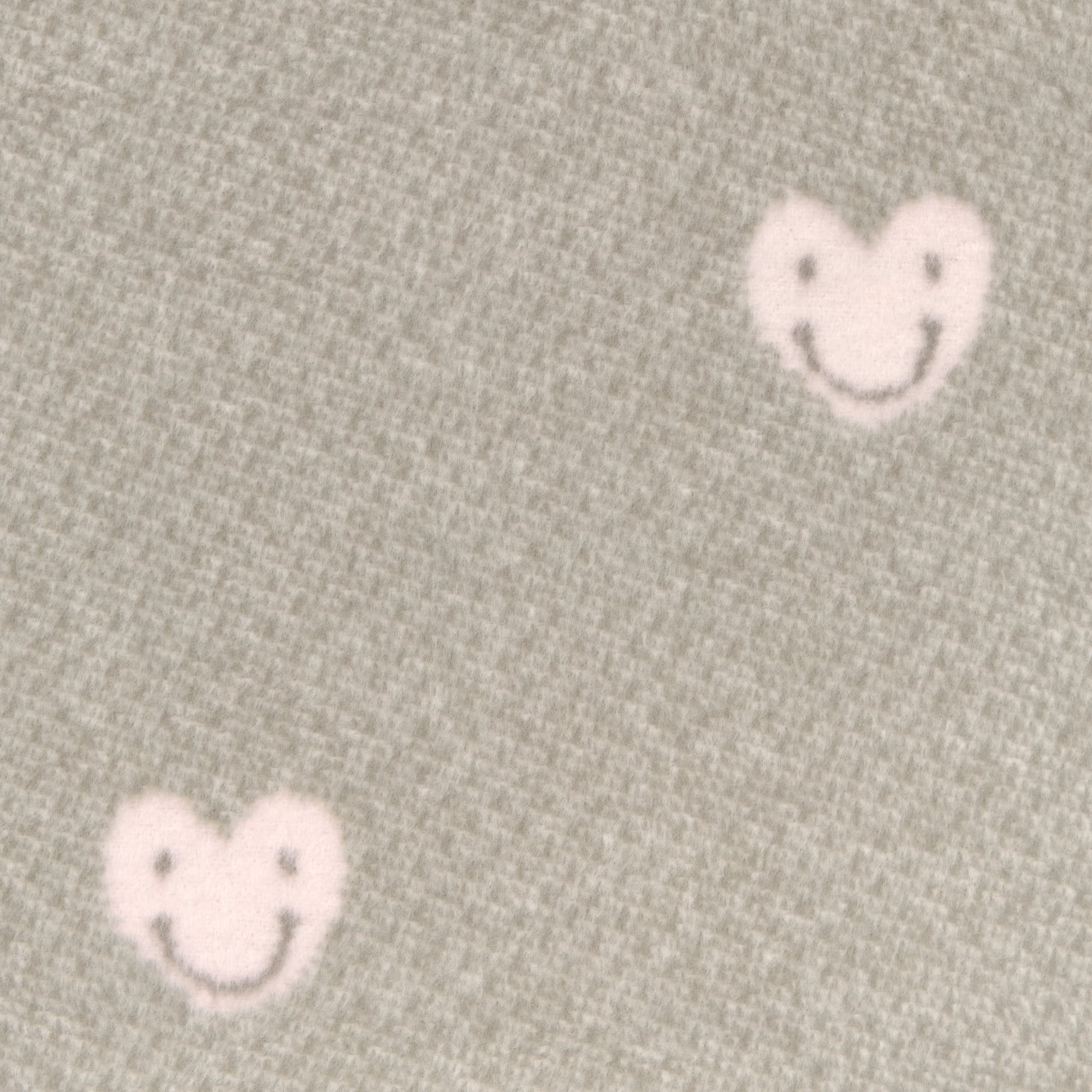 Lässig Babydecke Bio-Baumwolle 75x100 Grau Rosa