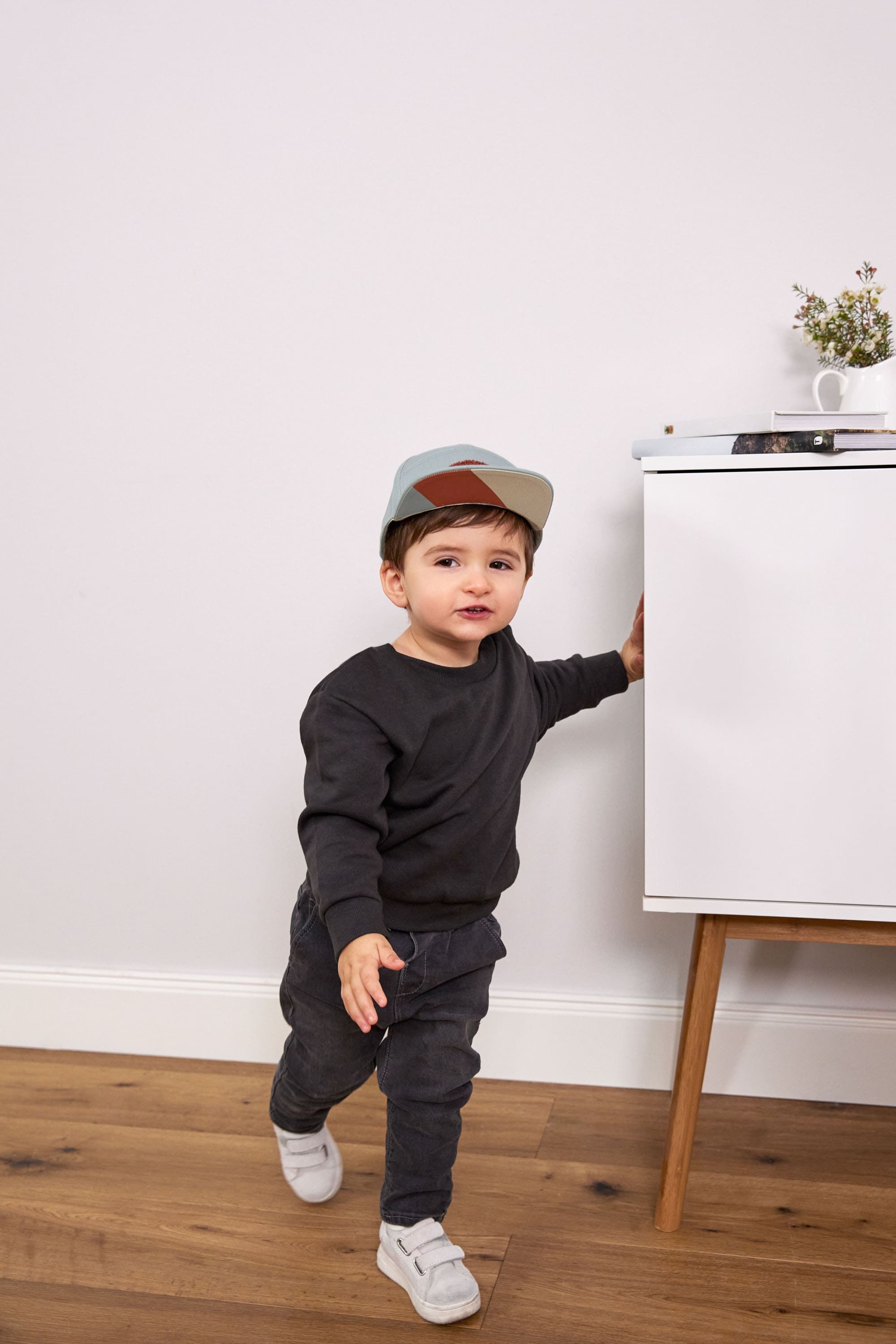 Lässig Basecap Kinder 48 (1-2 Jahre) Little Gang, Rainbow Hellblau