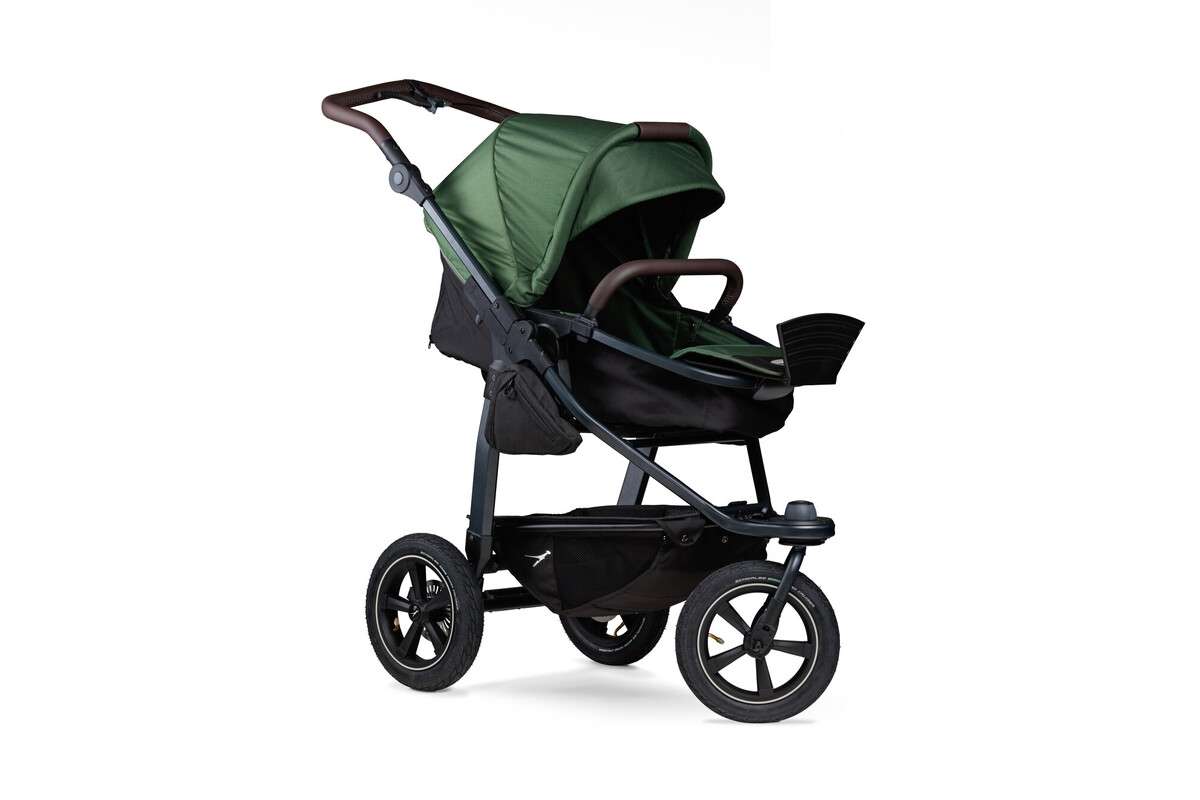 tfk mono2 - Kombi Kinderwagen mit Luftkammerrad-Set olive