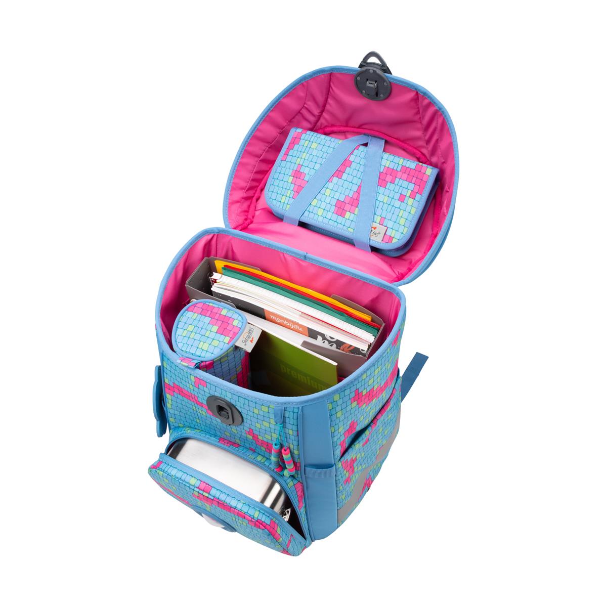 Der Die Das Schulranzen-Set Ergoflex Easy 2025 tlg. Happy Pixel Der Die Das Schulranzen-Set Ergoflex Easy 2025 tlg. Happy Pixel