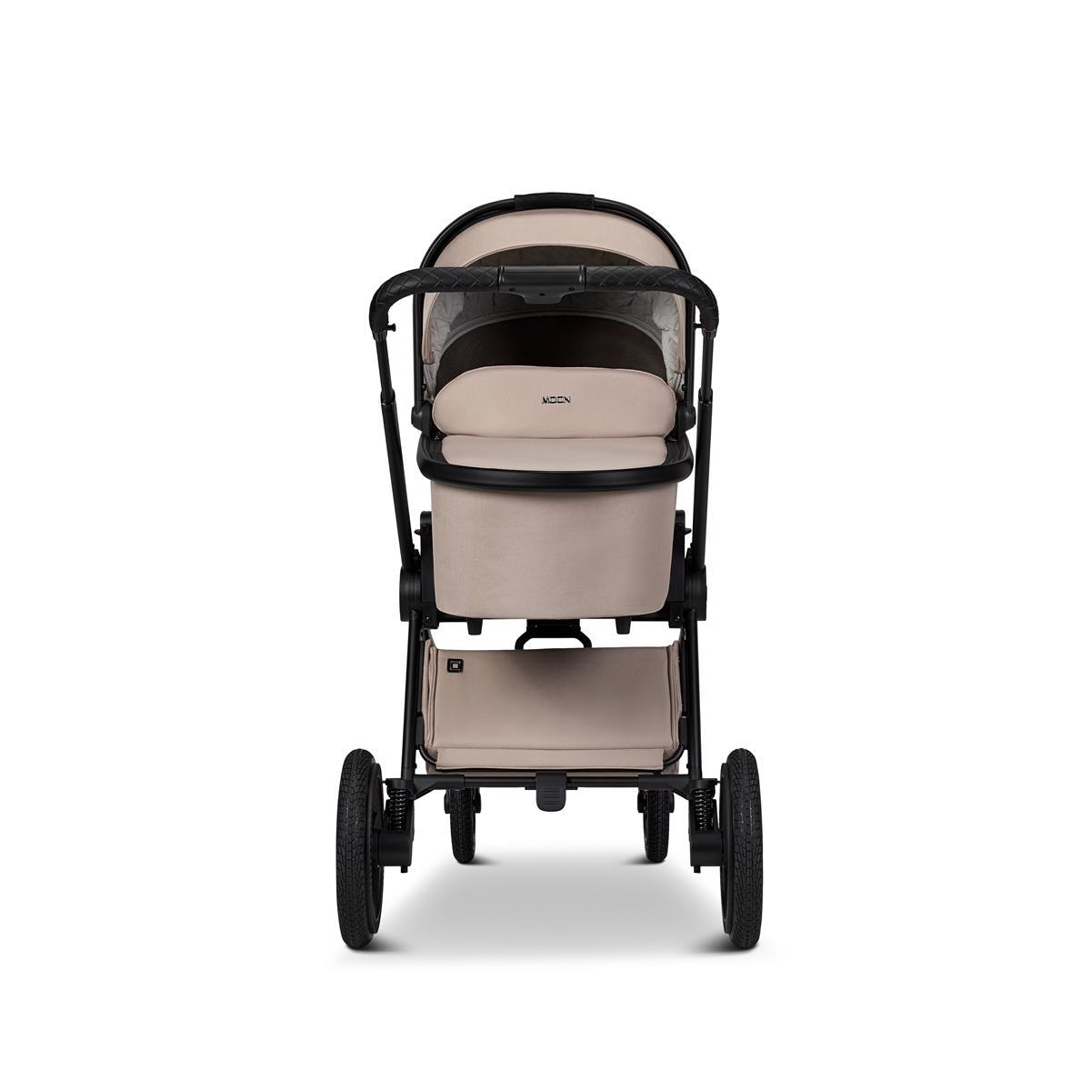 Moon GIO+ Kinderwagen-Set sand / matt Moon PIÙ Kinderwagen SET sand / chrome