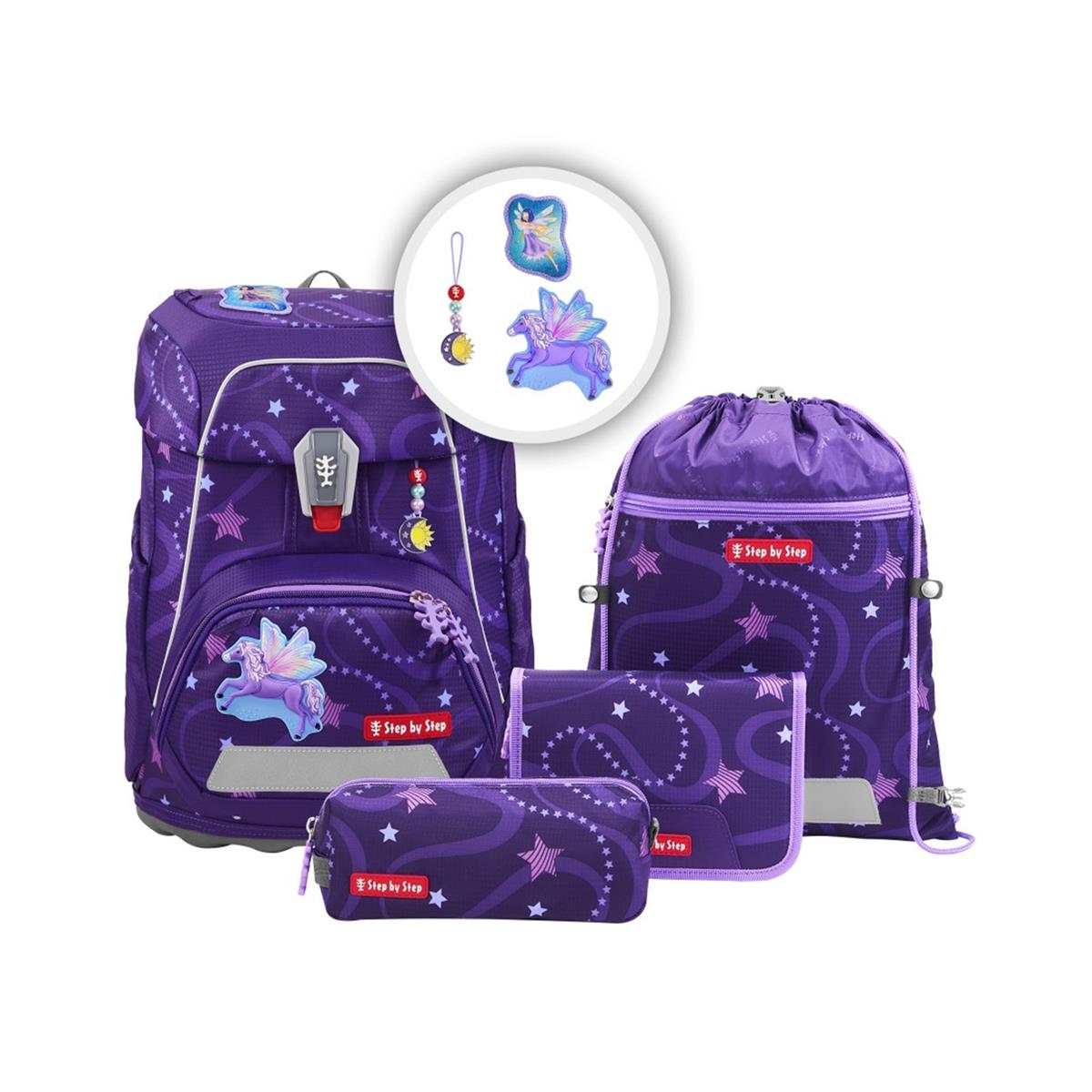 Step by Step Fit Schulranzen-Set 5-tlg. Pegasus Emily