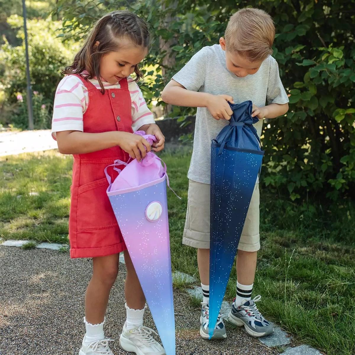 Beckmann Schultüte Gradient Blue Beckmann Schultüte Gradient Pink