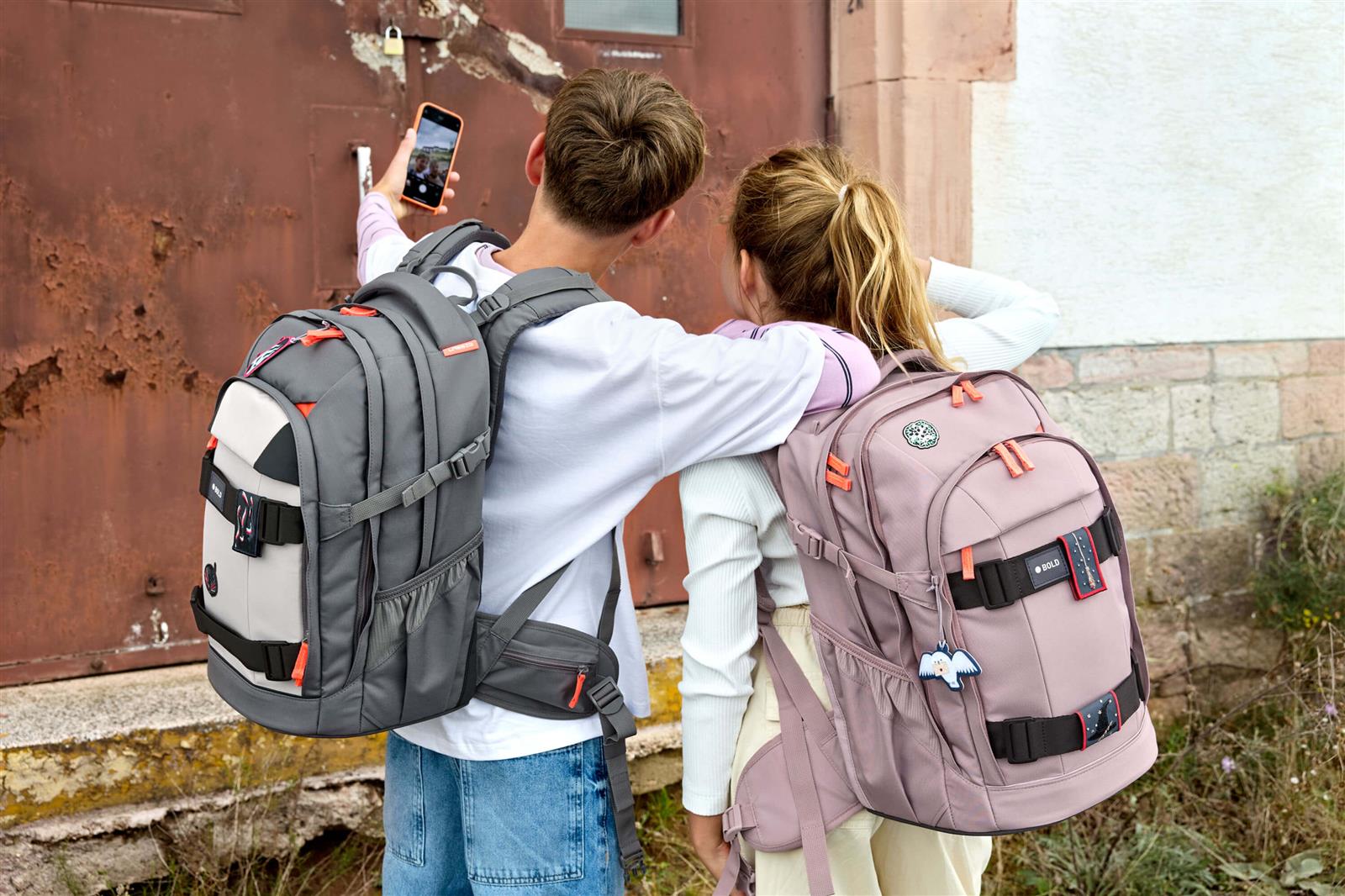 Lässig Schulrucksack BOLD Origin Mauve Lässig Schulrucksack BOLD Origin Mauve