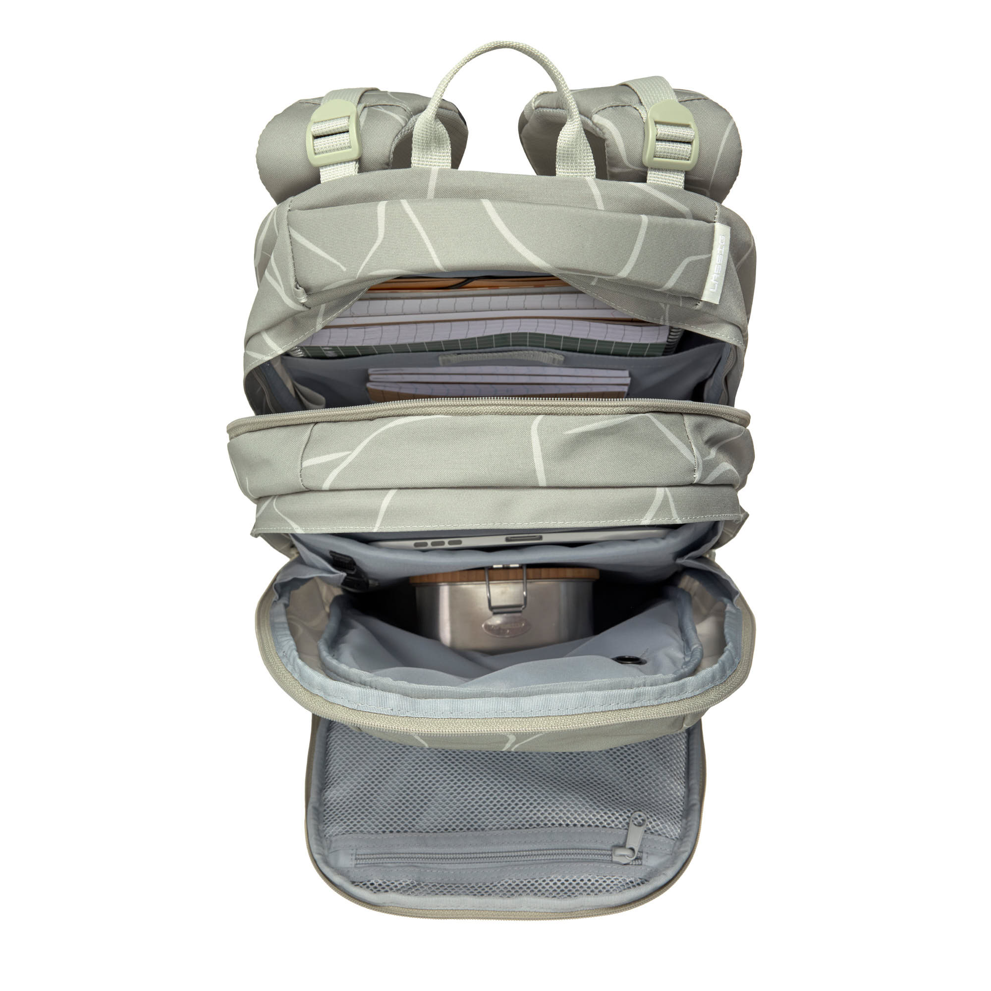 Lässig Schulrucksack BOLD Origin Curve Grün Lässig Schulrucksack BOLD Origin Curve Grün