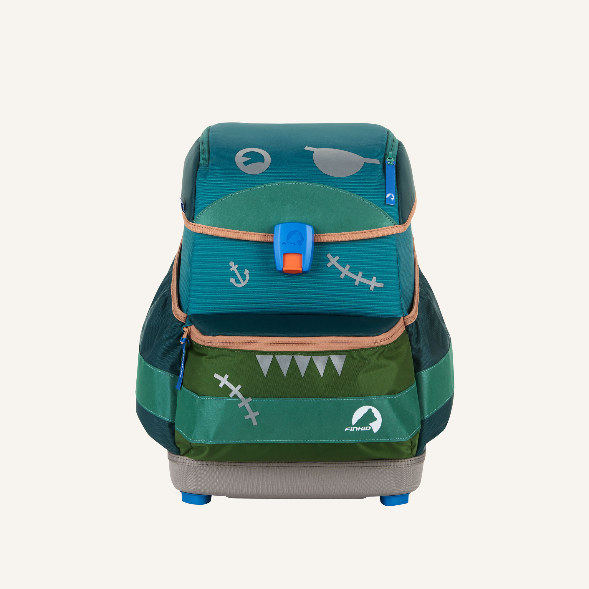 Finkid BUDDY EKO SPORT Schulranzen Set jungle mix