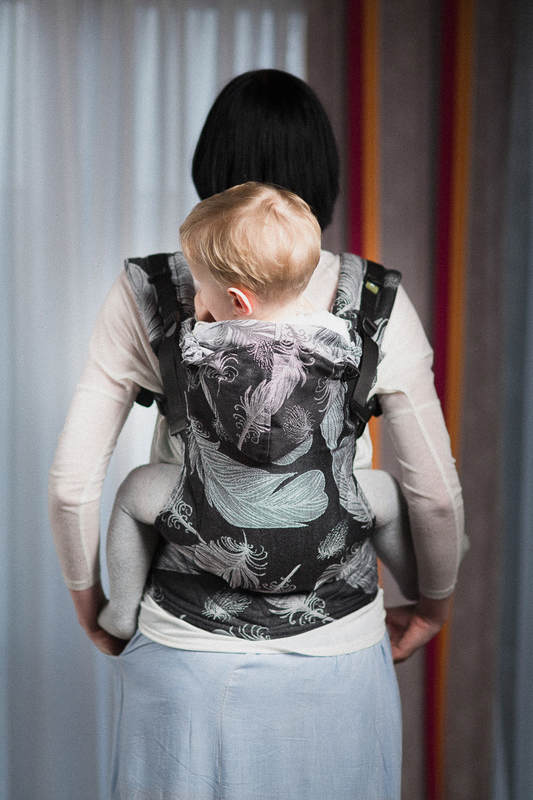 Lenny Lamb Trage Feathers black & white (schwarz / weiß mit Federn)