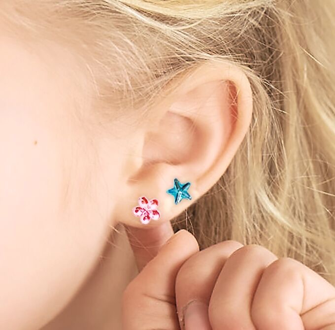 moses Funkelnde Klebe-Ohrringe Schmuck