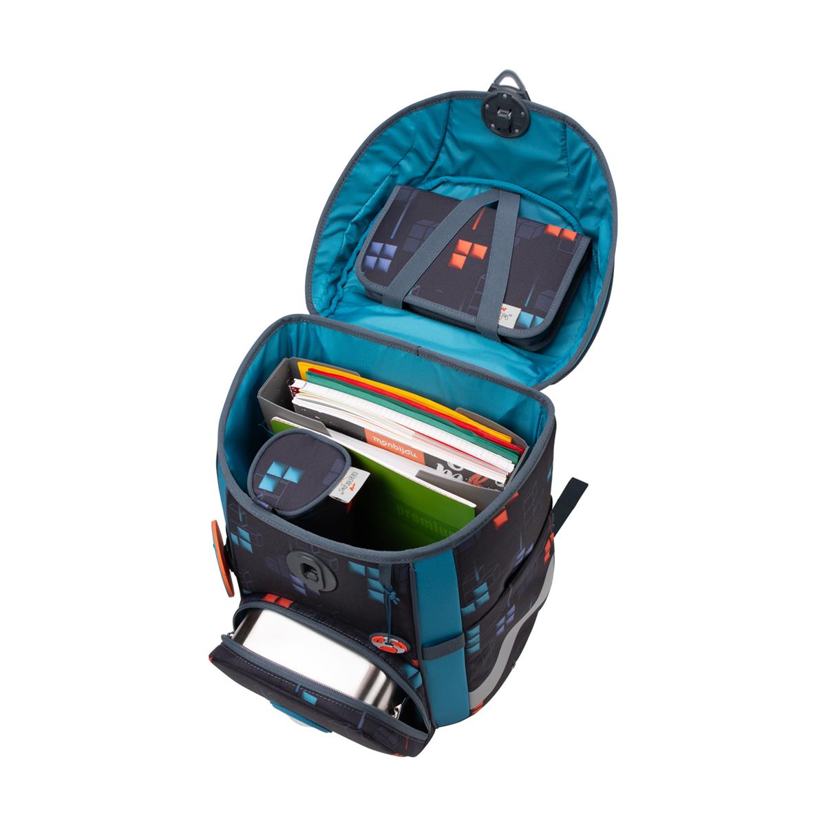 Der Die Das Schulranzen-Set Ergoflex Easy 2025 tlg. Ninja Fighter