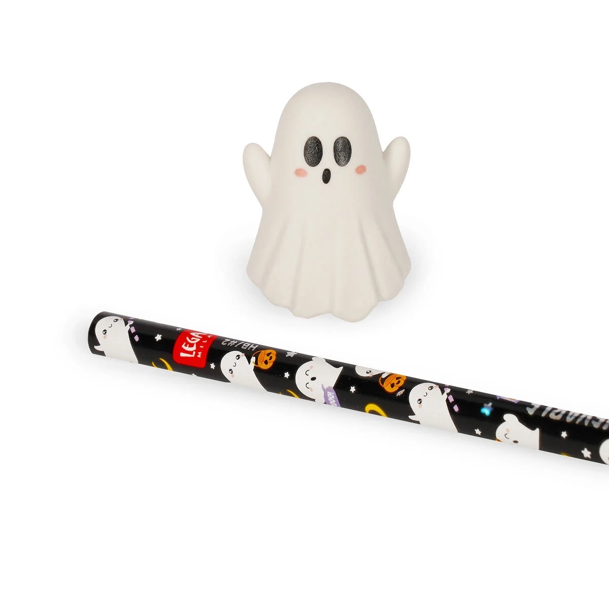 Legami HALLOWEEN 2025 BLEISTIFT MIT RADIERGUMMI - GHOST