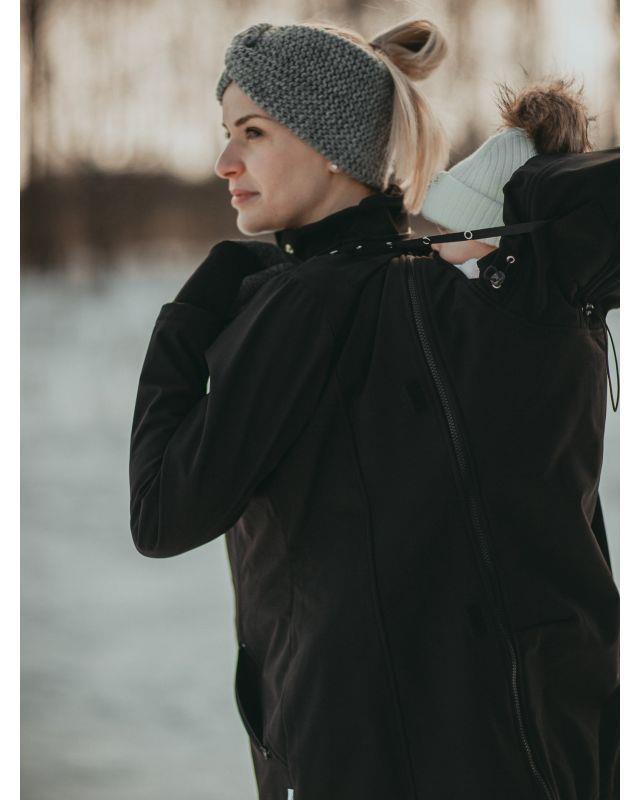 Greyse Softshell Jacke 4IN1 BLACK - 36 - schwarz