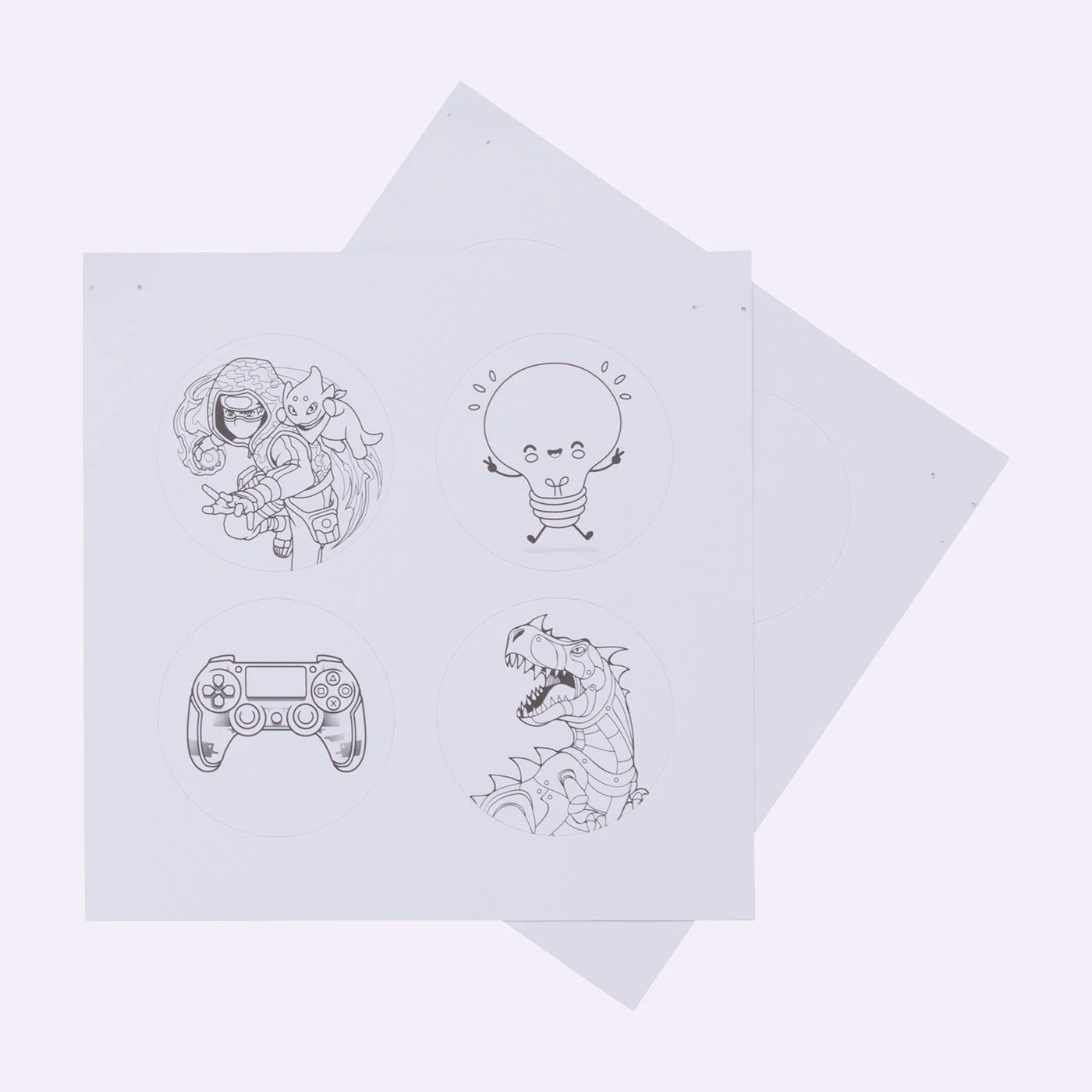 Beckmann Buttonpaket kreativ Schwarz