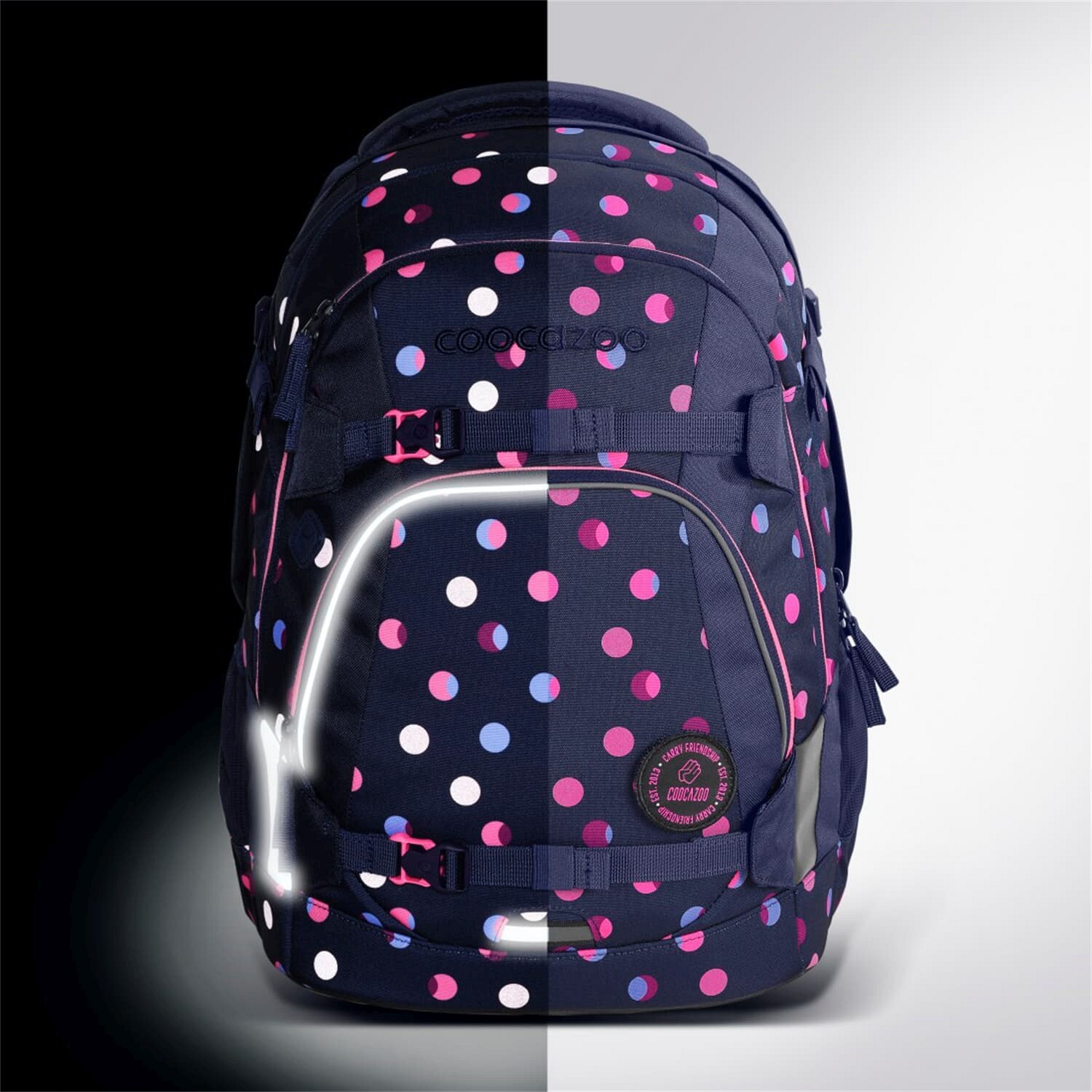 Coocazoo Mate Schulrucksack Reflective Moons Coocazoo Mate Schulrucksack Reflective Moons