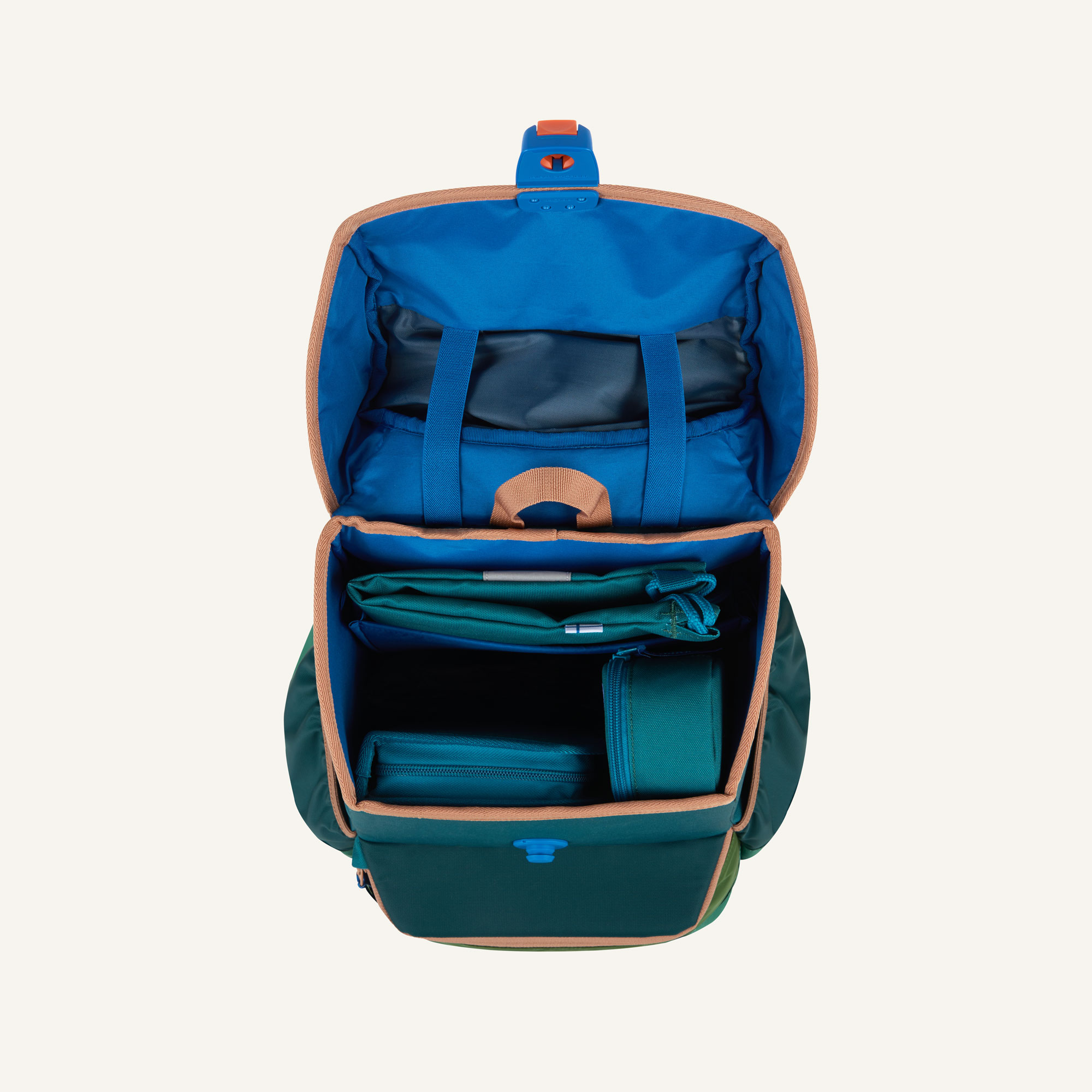 Finkid BUDDY EKO SPORT Schulranzen Set jungle mix