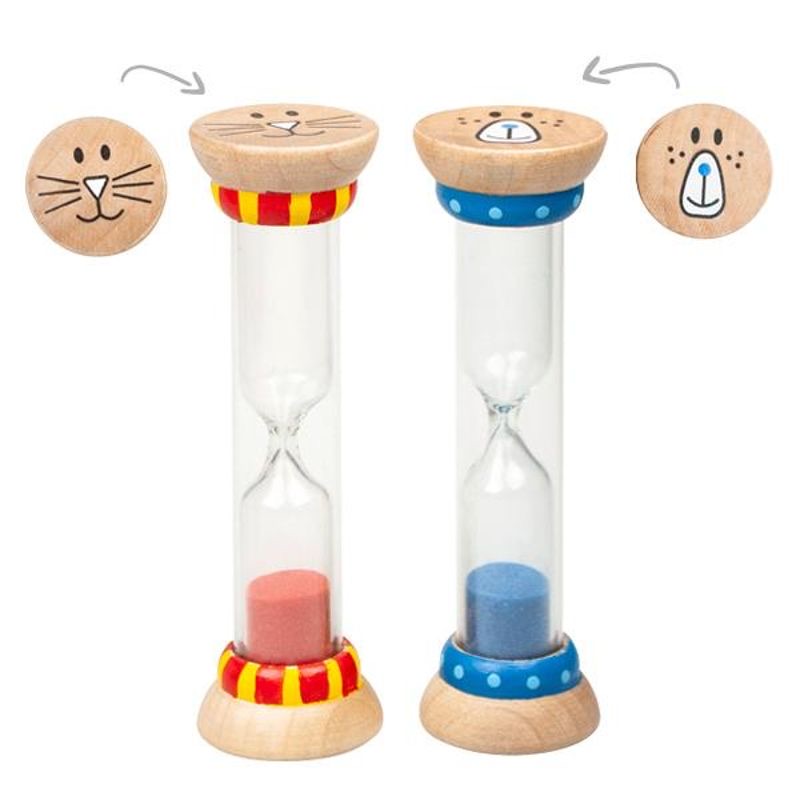 Trendhaus RASSELBANDE Zahnputzuhren 4-fach sortiert