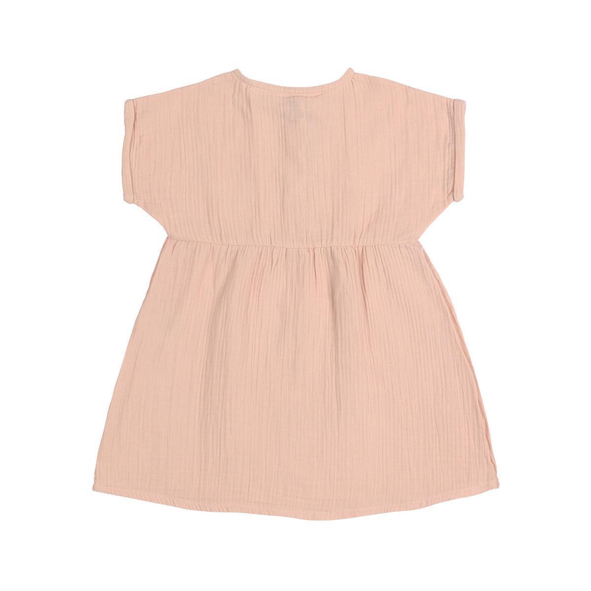 La¨ssig_Baumwoll_Kleid_Rosa_4.jpeg Lässig Kinderkleid - Bio Baumwolle Rosa 98/104
