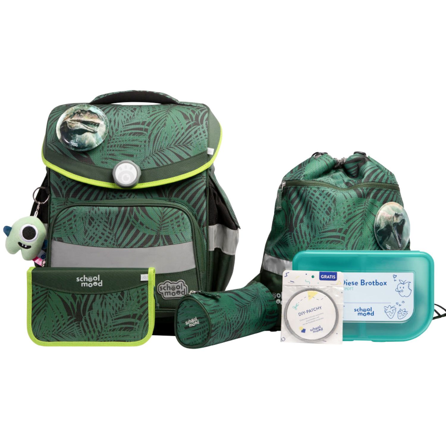 School-Mood Timeless Pro Schulranzen-Set 2025/2026 7-tlg. Lilly (Meerjungfrau)