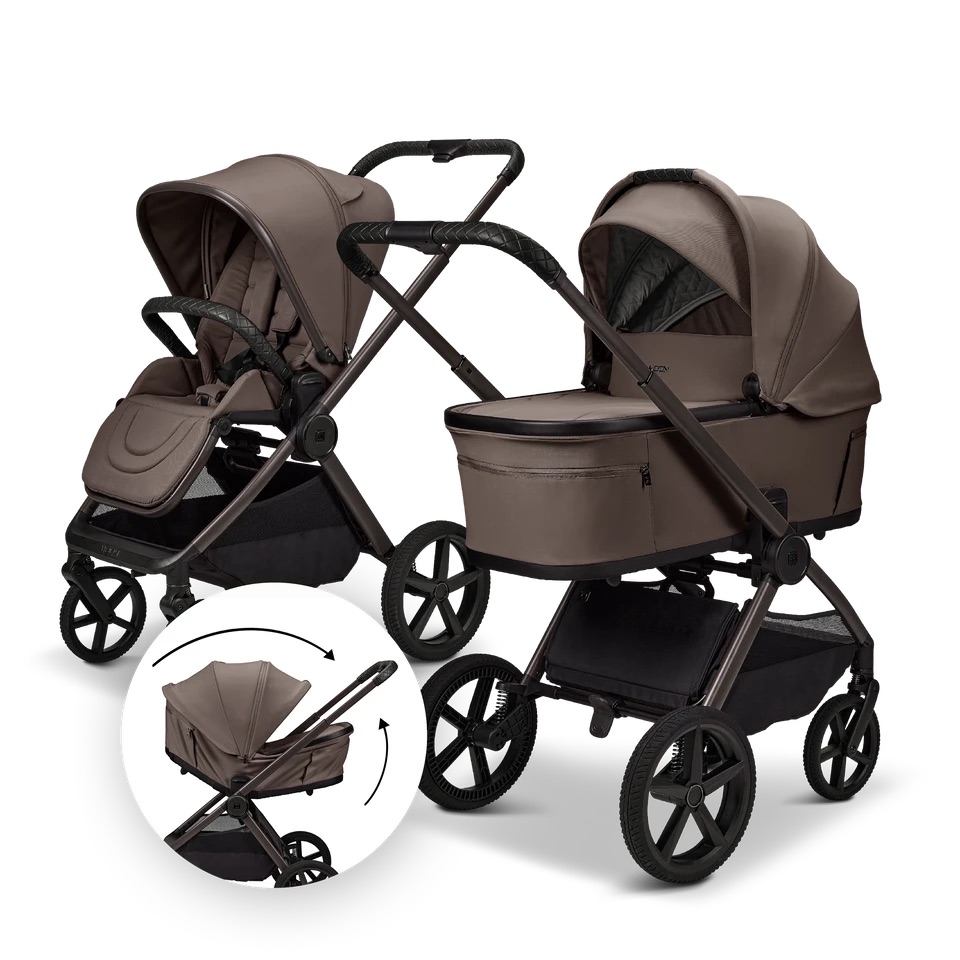 Moon GIO 2.0 Fold Kinderwagen-Set greige Moon GIO 2.0 Fold Kinderwagen-Set greige