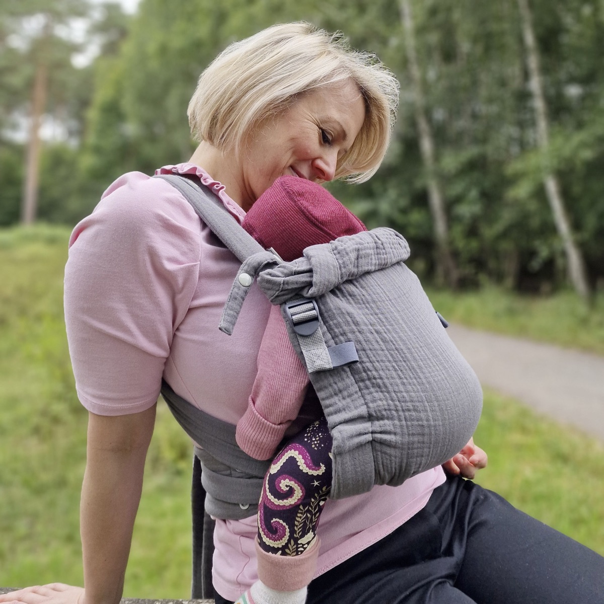 Schmusewolke Aurora Halfbuckle (50 - 86 cm / 12 Kilo) Silvergrey