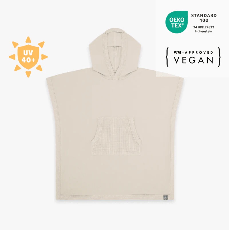 Emma & Noah UV Poncho 3-5 Jahre Essential Beige