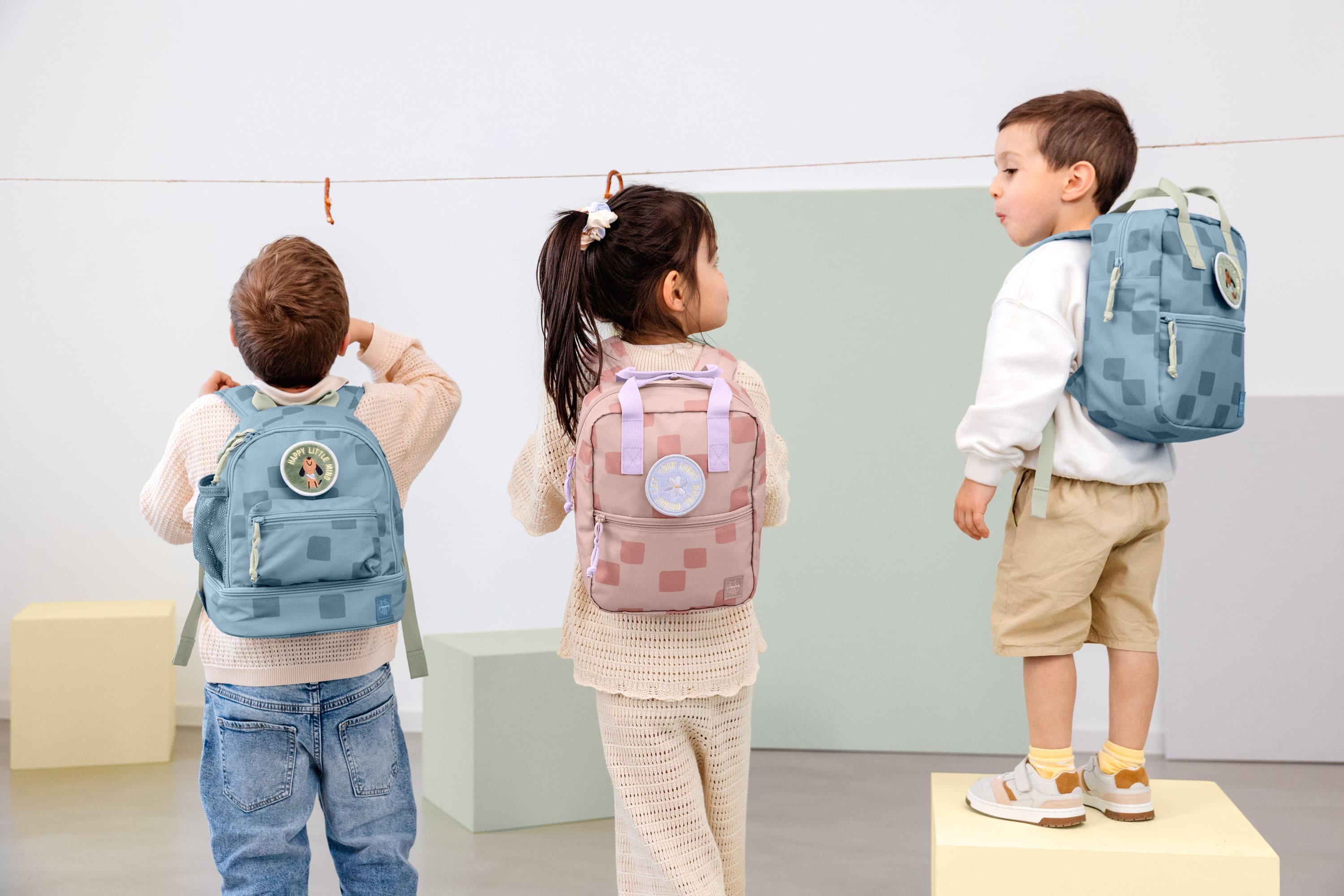 Lässig Kinderrucksack Square aus der Pattern Party Rosa Lässig Kinderrucksack Square aus der Pattern Party Rosa