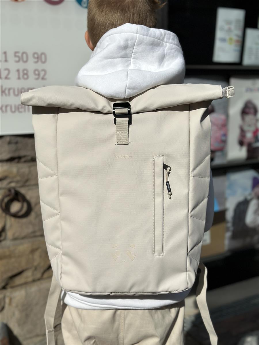 Kattbjörn Rolltop Rucksack Sandy Beige