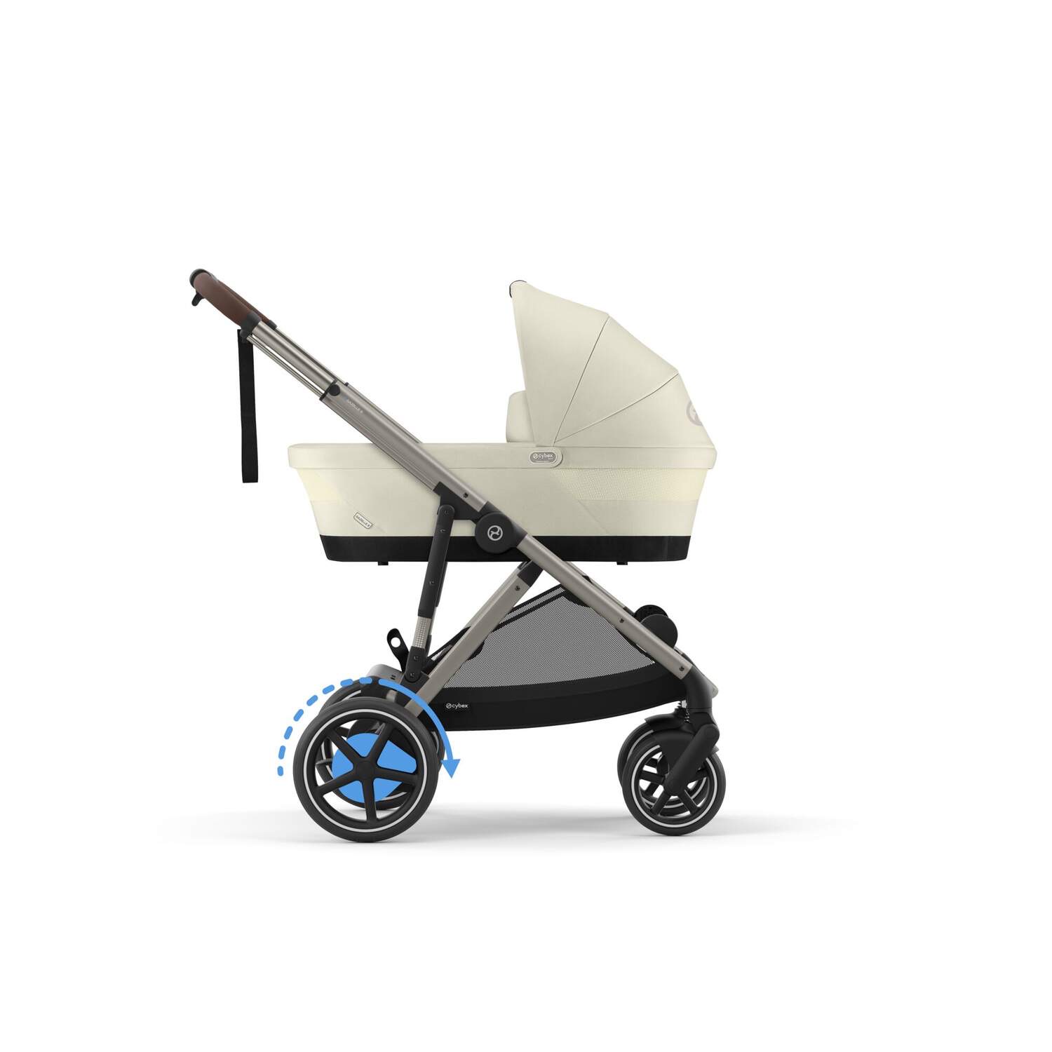 Cybex e-Gazelle S Kinderwagen Seashell Beige (Taupe Frame) Cybex e-Gazelle S Kinderwagen Seashell Beige (Taupe Frame)