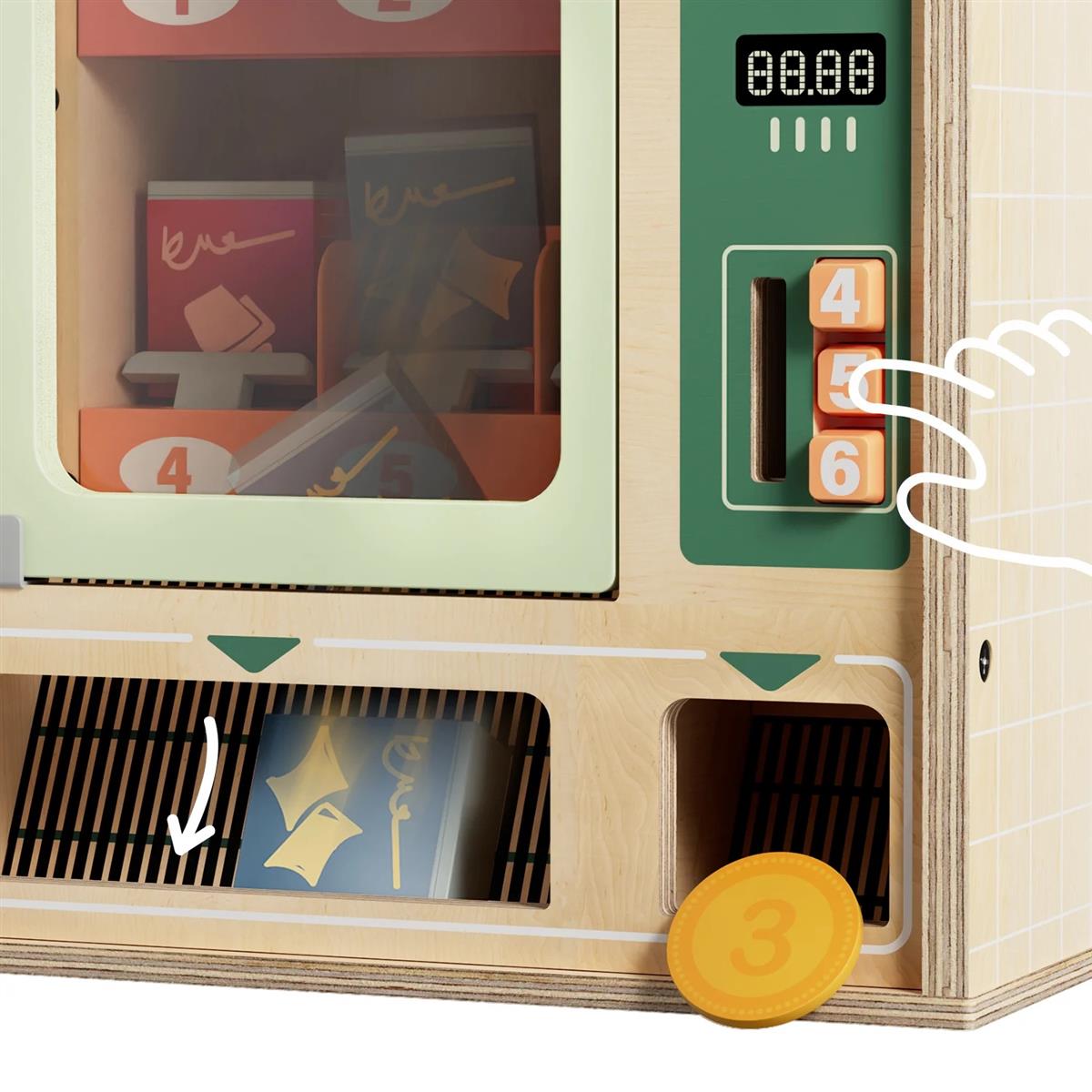 Topbridge SHOP & GO Verkaufsautomat Holz