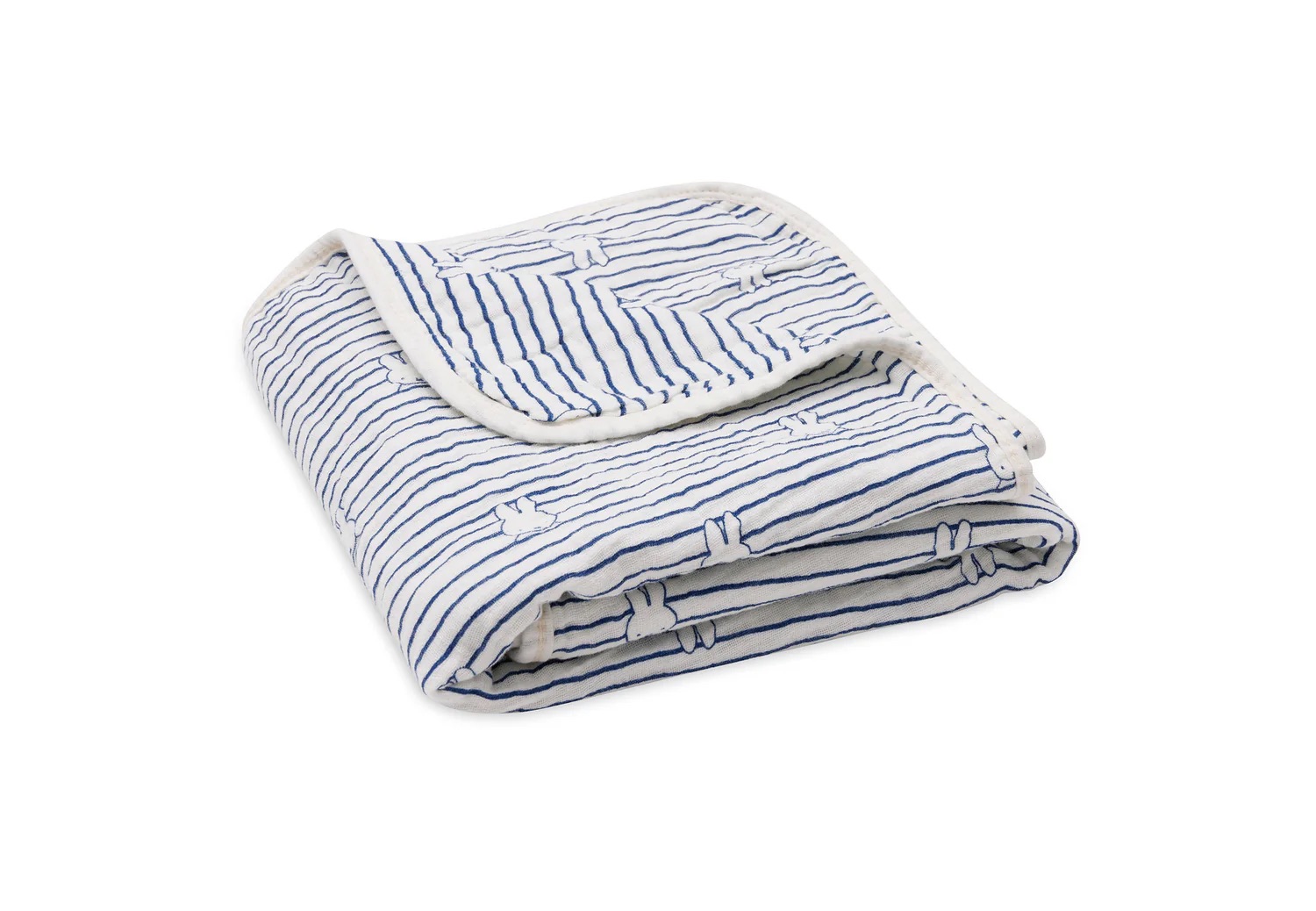 Jollein Decke - Miffy Stripe Navy Jollein Decke - Miffy Stripe Navy