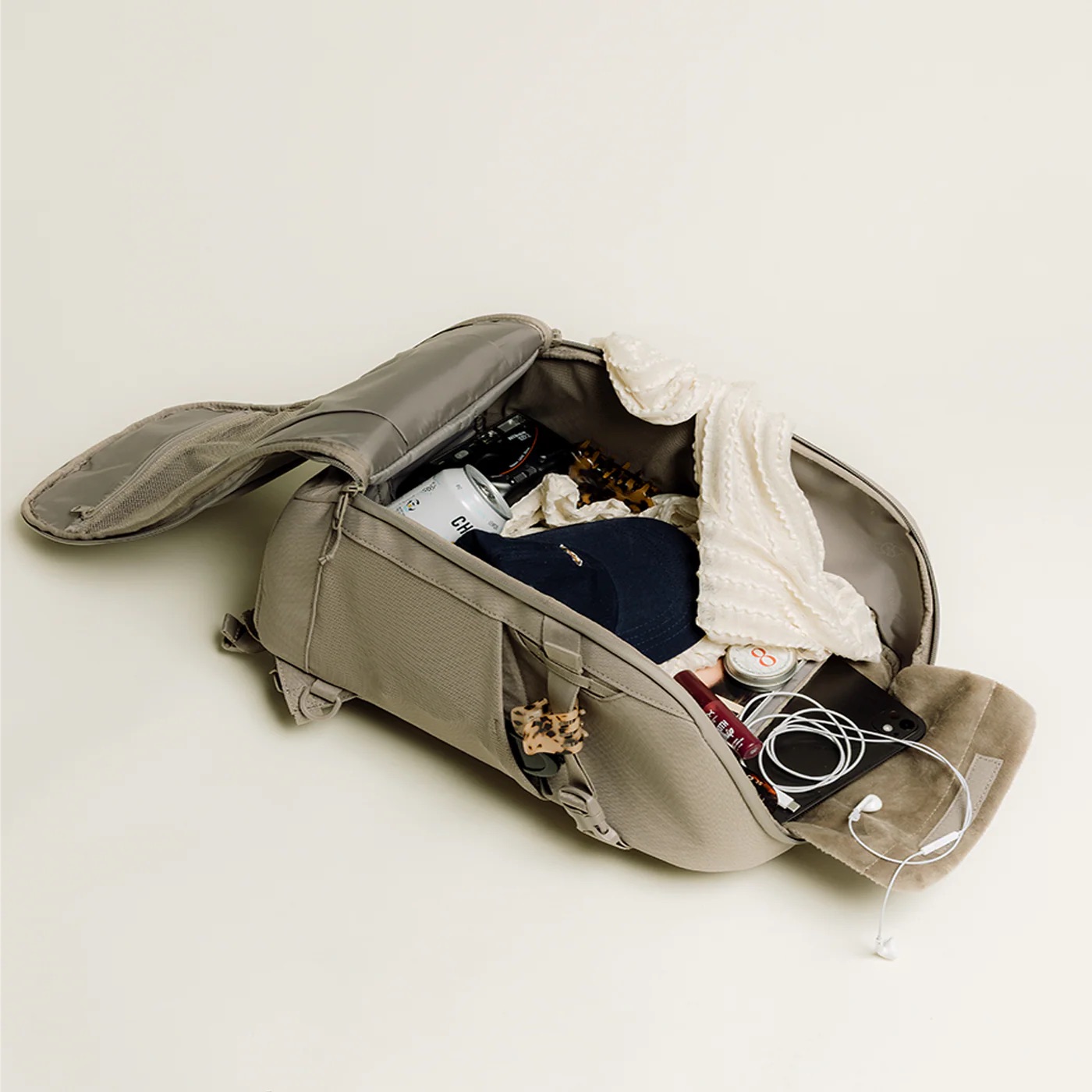 Beckmann Street Bold Schulrucksack Warm Grey Beckmann Street Bold Schulrucksack Warm Grey