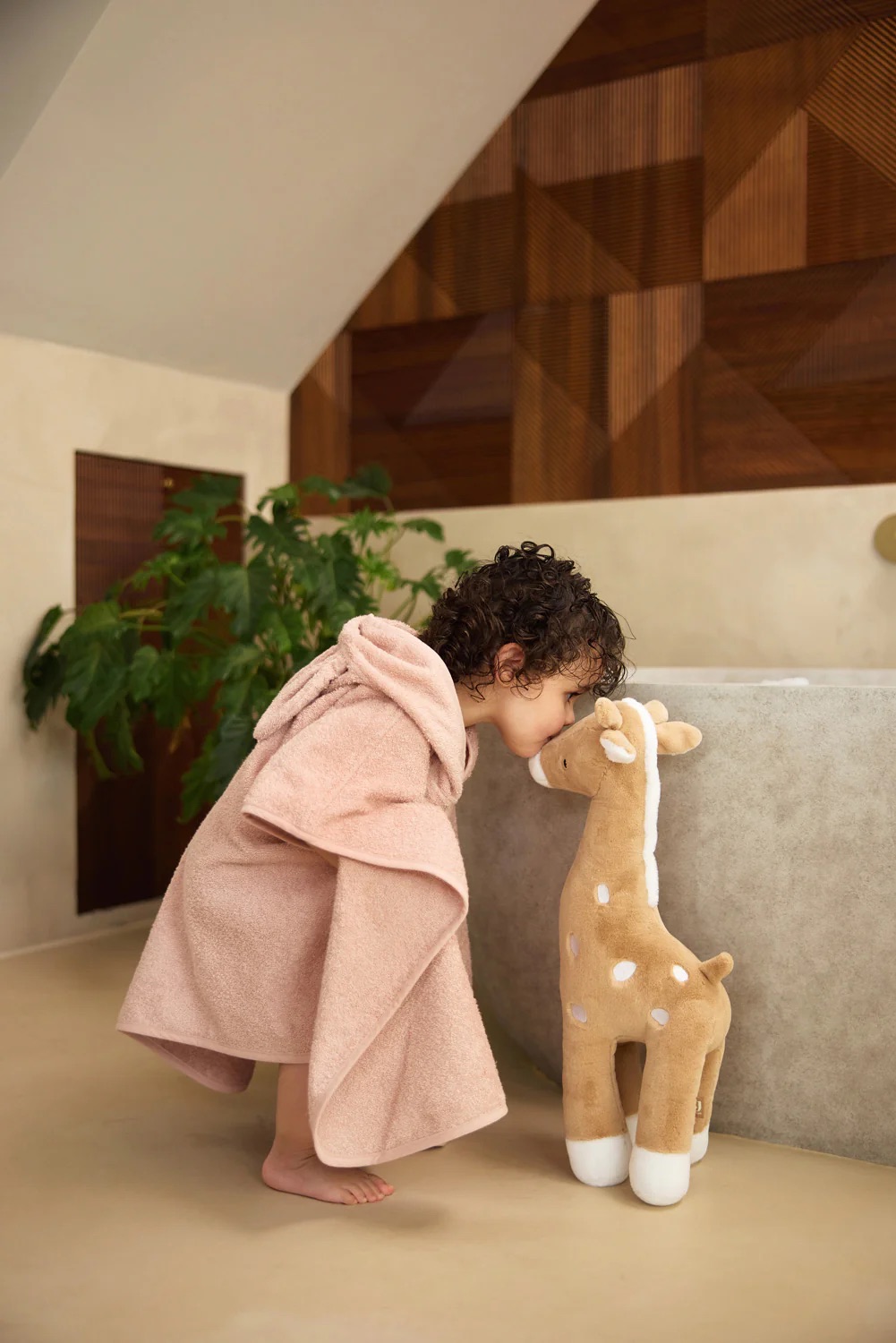 Jollein Badeponcho Frottee Wild Rose