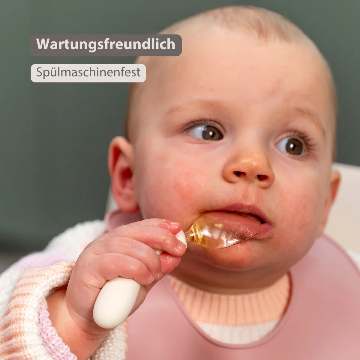 Nattou Löffel & Gabel SET 8M+ weiß