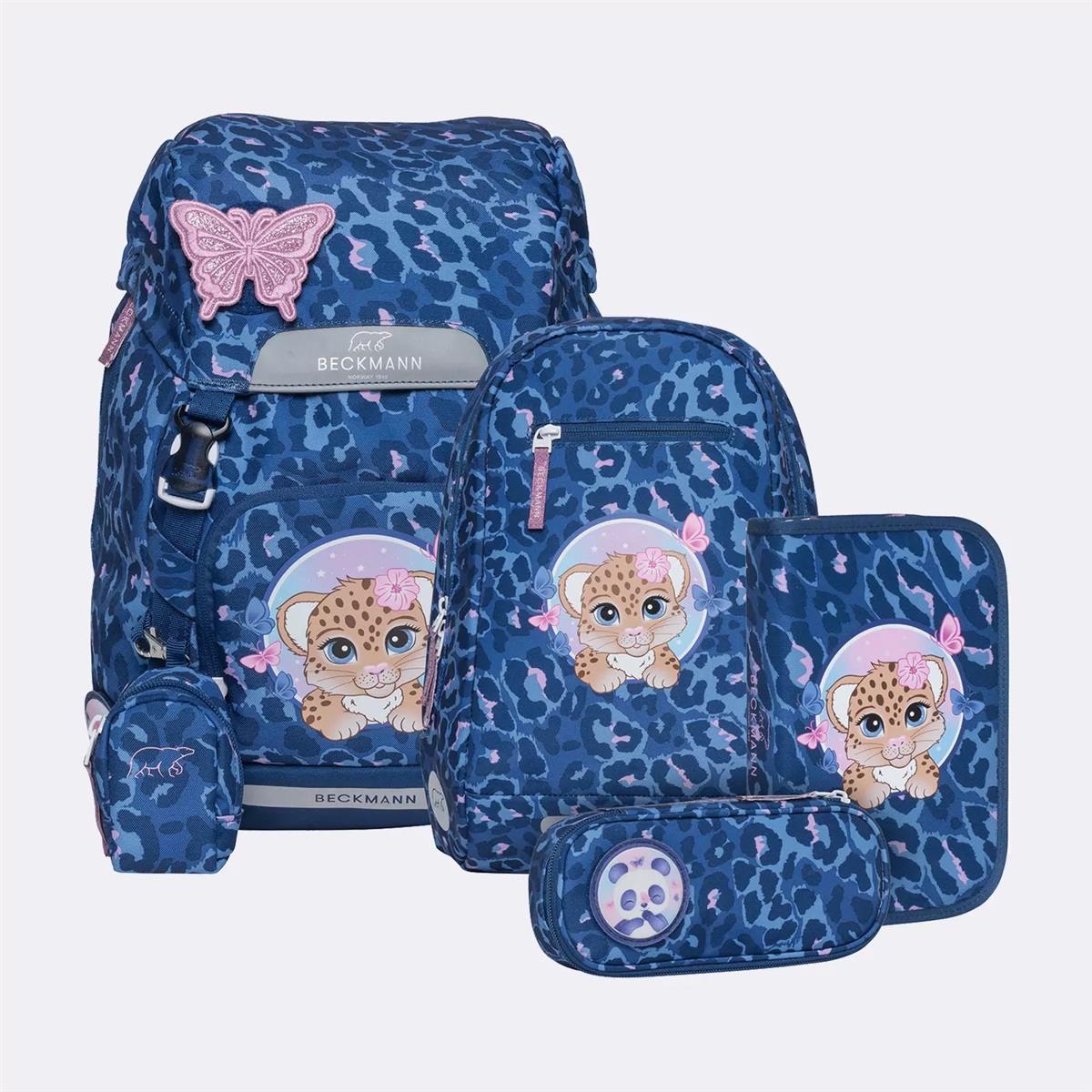 Beckmann Schulrucksack-Set Active Air FLX 6-teilig Cheeta