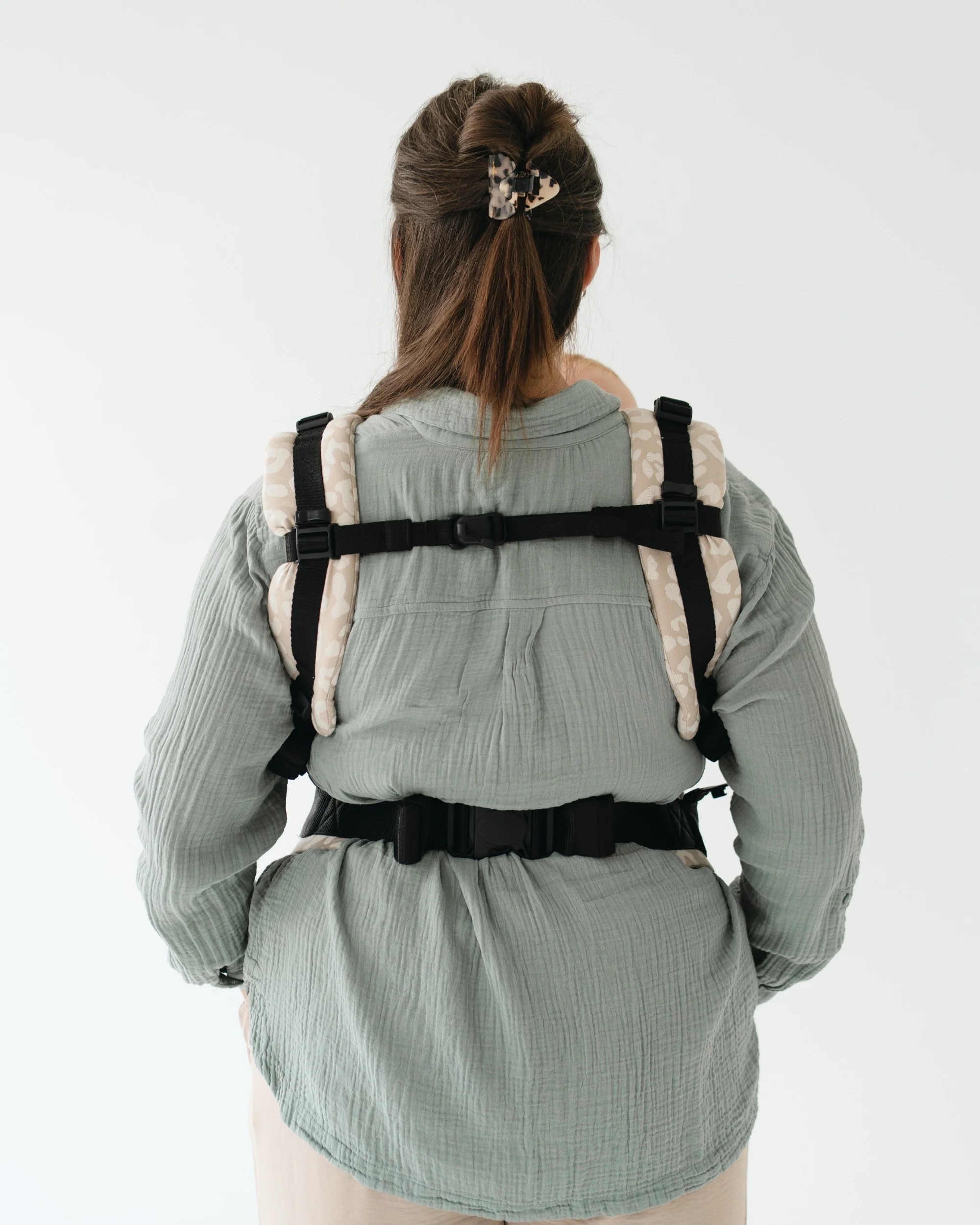 Qookie Ultimo Tragehilfe Toddlersize (Ca. 74 - 122 cm) Leo Grey